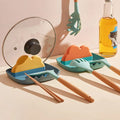 Kitchen Spoon Rest & Pot Lid Holder – Heat Resistant