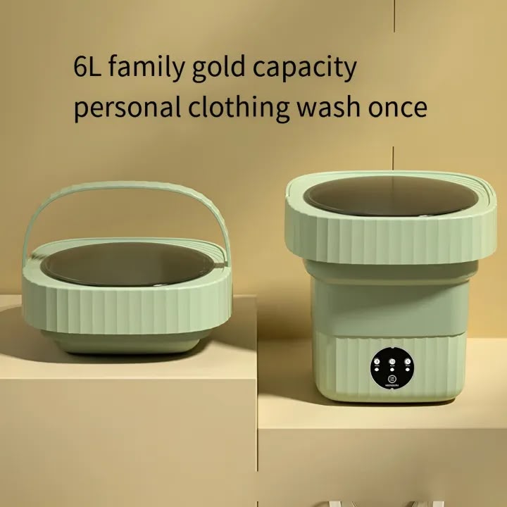 Portable Folding Mini Washing Machine with Dryer