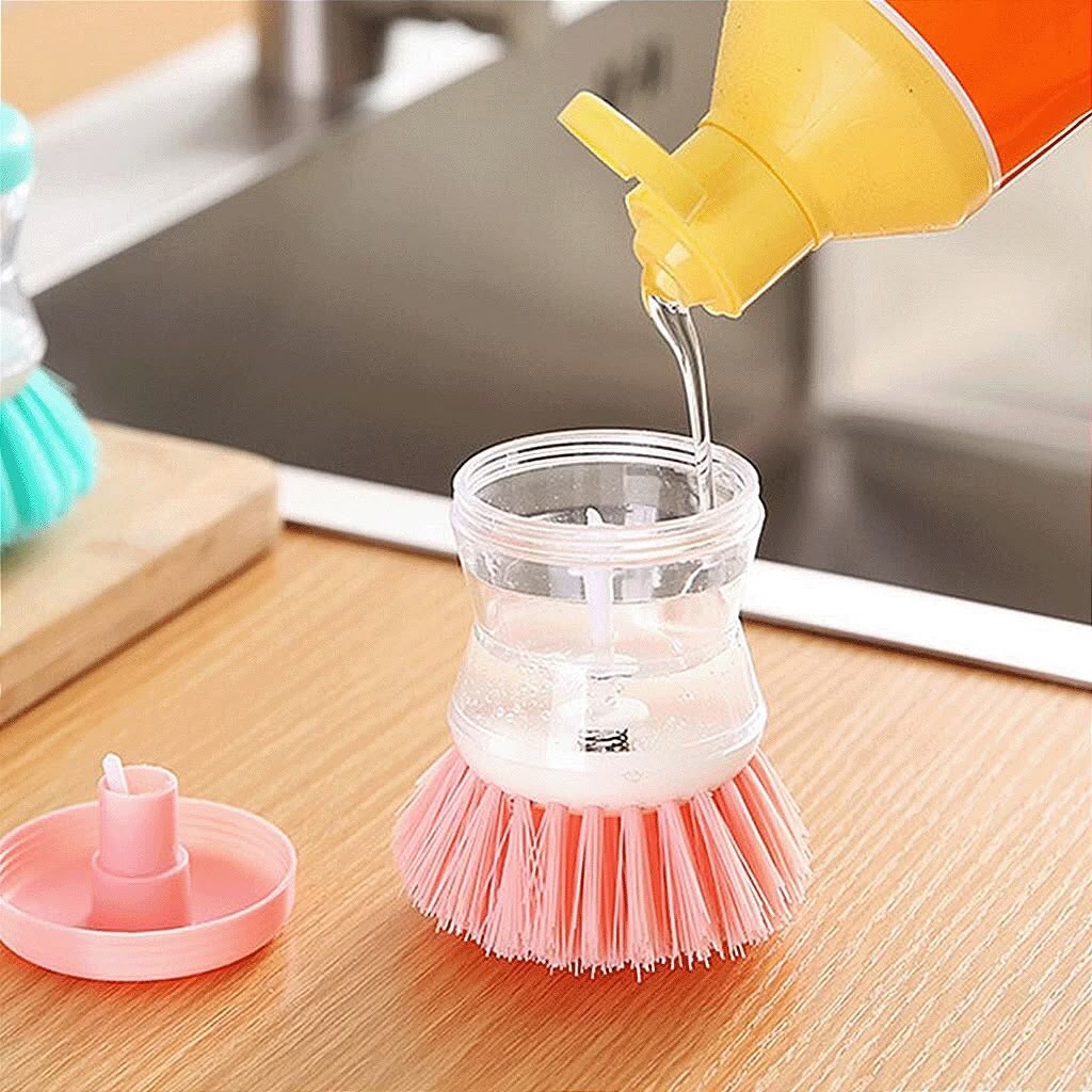 Kitchen Liquid Dish Cleaning Brush