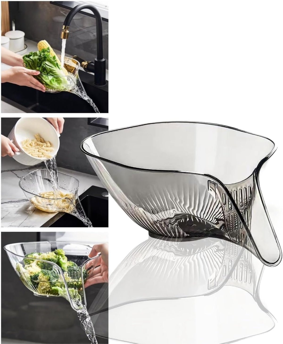 Multi-Functional Drain Basket With Funnel