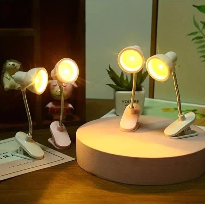 Mini Cute Fancy Book Clip Lamp